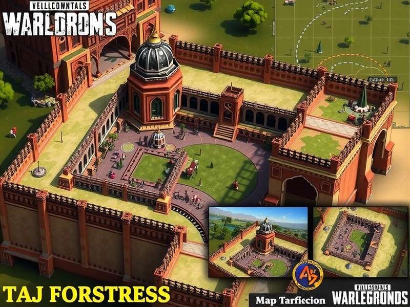 Taj Fortress Map in PUBG Warlord